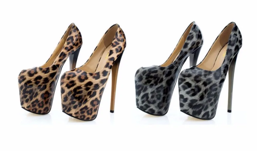 Новые леопардовые тонкие туфли женские непромокаемые Босоножки на платформе |