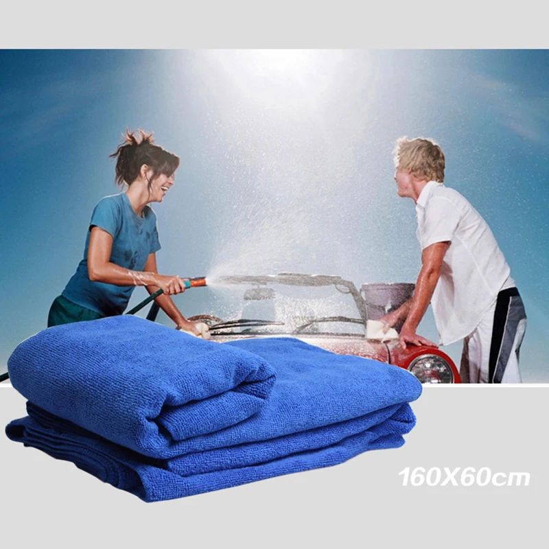 

Automobiles Waxing Sponge 160*60cm Car Washing Towel Fine Fiber Warp Knitting Wipes auto accessories microfiber towel car