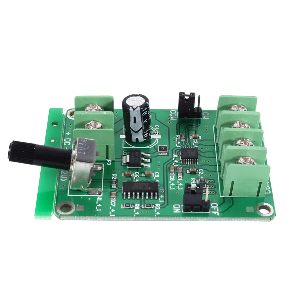 9 V-12 V DC бесщеточный драйвер платы контроллер с обратным Напряжение защита от перегрузки по току для жесткий диск мотор 3/4 провода