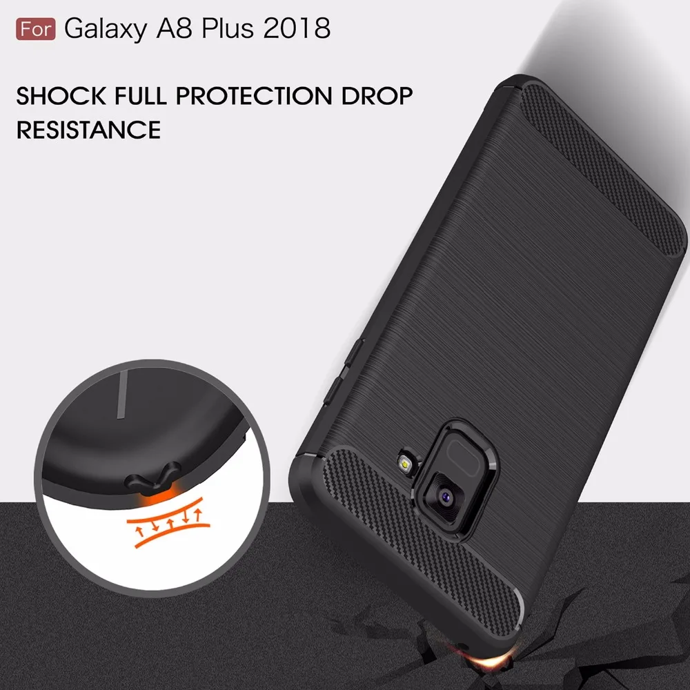 For Samsung A8 2018 Case Silicone Bumper Galaxy Cover Plus |