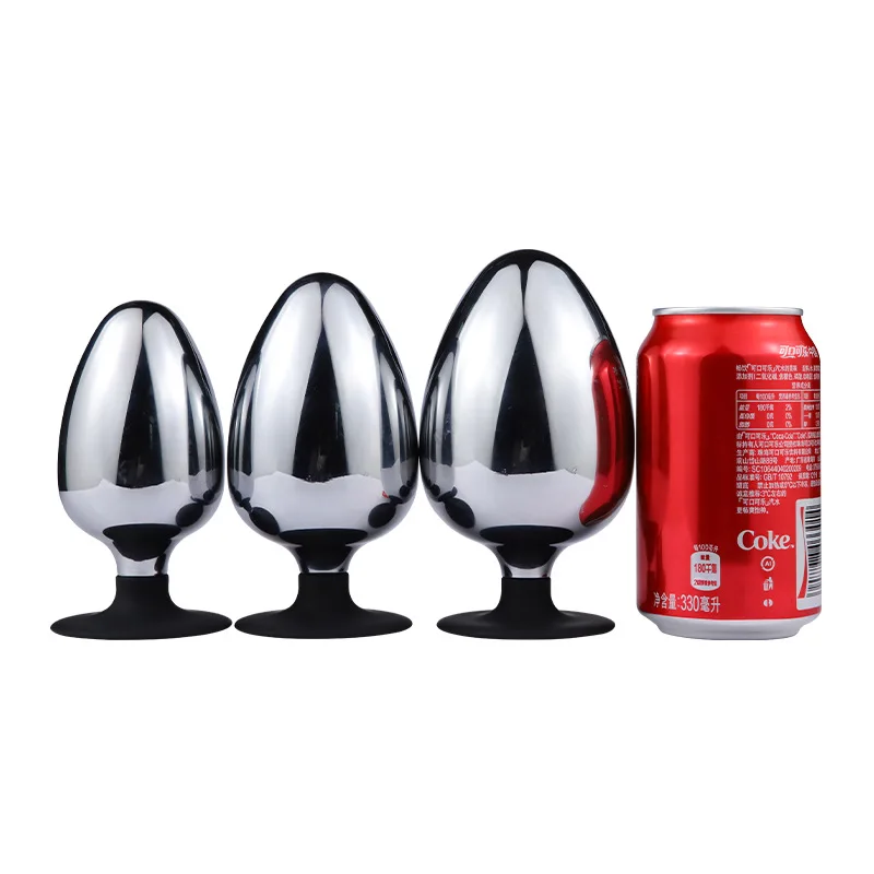 Пробка Анальная металлическая на присоске 3 размера выбор | Красота и здоровье