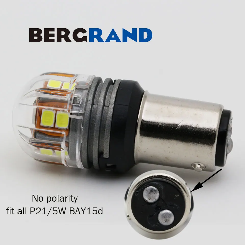 2 шт. автомобисветодиодный светодиодные лампы 1157 BAY15d 15SMD 2835 | Автомобили и