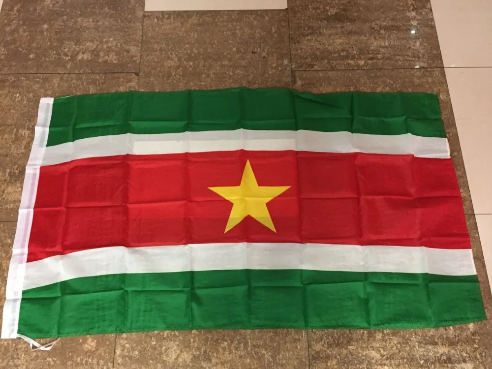 2018 в Суринам флаг из полиэстера 5*3 фута 150*90 см высокое качество|polyester flag|suriname flagflags