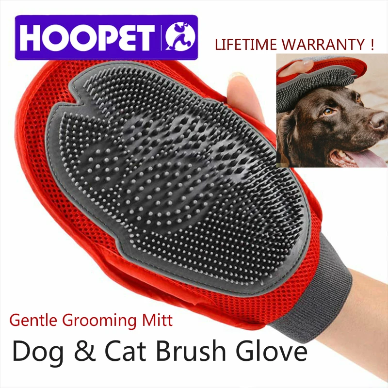 HOOPET кошка собака меха Уход за лошадьми жениха перчатки mitt Кисточки гребень