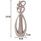 Песчаник абстрактная резьба статуя любовника ручной работы мраморная скульптура Статуэтка