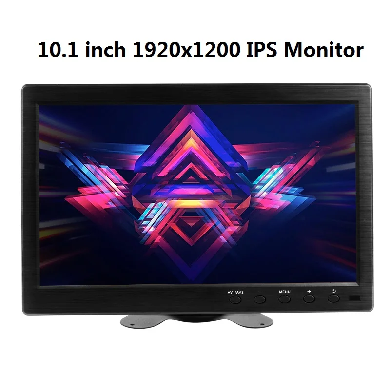 1920x1200 monitor 10,1 дюймов 1280x800 HD сенсорный экран для PS3/4 компьютера Xbox портативный дисплей монитор безопасности с динамиком VGA HDMI интерфейс - Цвет: 1920x1200 monitor