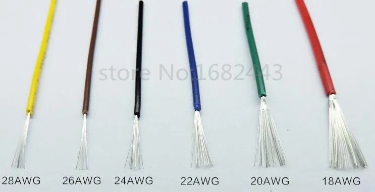 Электрический кабель UL1007 26AWG с ПВХ изоляцией 5 метров светодиодный DIY Connect 10 цветов