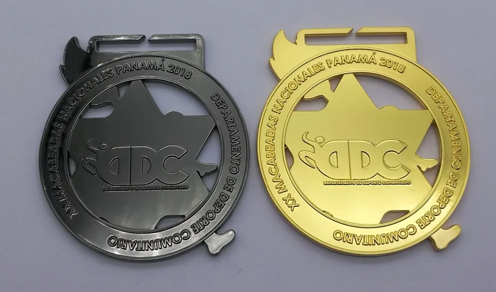 Дешевая золотая медаль серебро и бронза медальон форма Кружева k 200133 | Дом сад