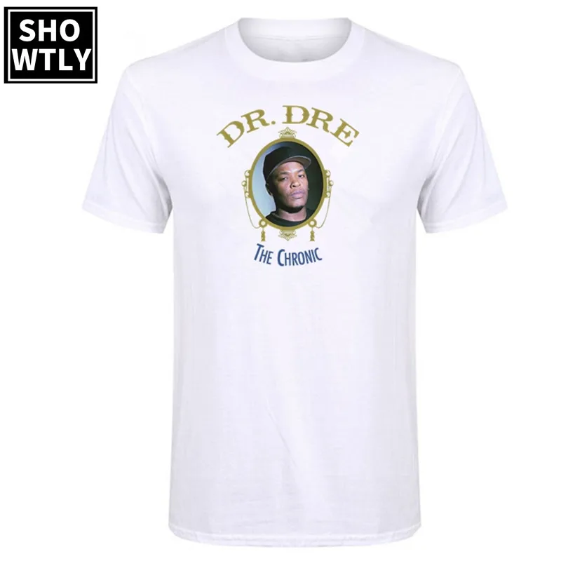 Showtly Dr.Dre хроническая Мужская футболка повседневные хлопковые Супермягкие