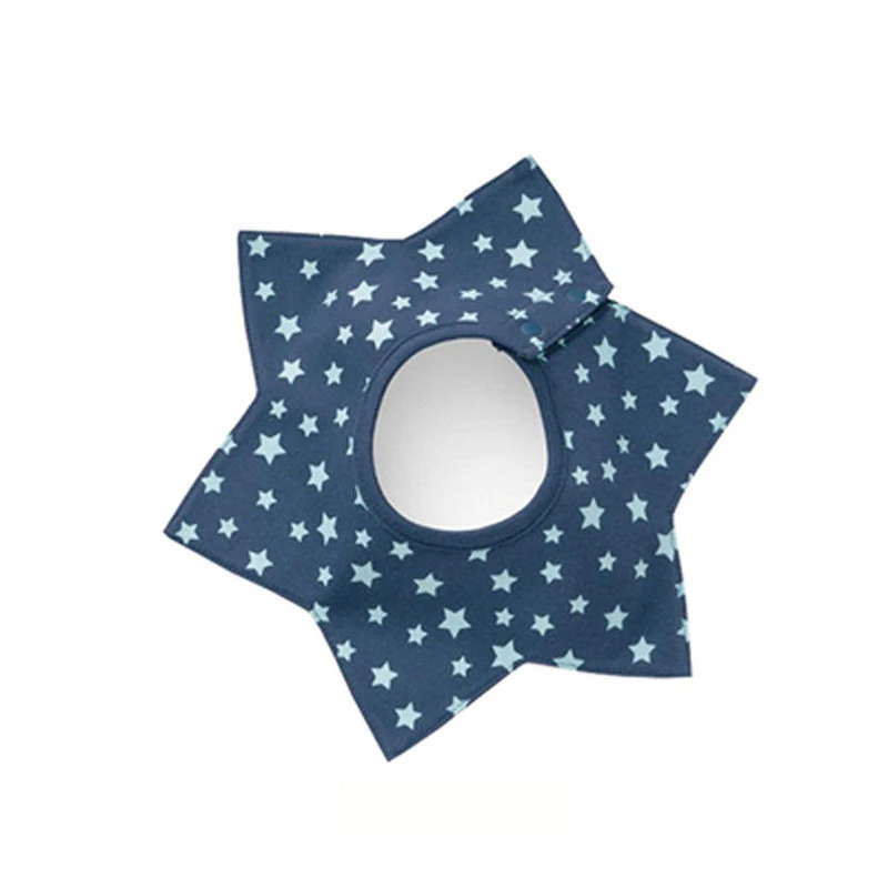 Модные детские нагрудники с принтом хлопковые Слюнявчики круглым вырезом на 360