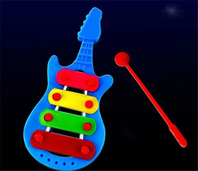 Actionbabei мини Детская гитара ручная нокаутированная форма фортепиано Дети 4-Note