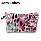 Водонепроницаемая косметичка Jom Tokoy с леопардовым принтом, сумка-Органайзер для женщин, многофункциональная косметичка hzb966