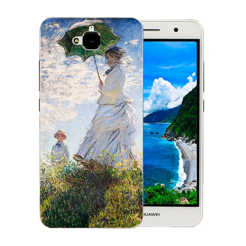 5 0 &quotдля Huawei Y6 Pro Мягкий ТПУ чехол для телефона Ван Гог шаблон Honor 4C Pro/Enjoy 5/Y6 задняя
