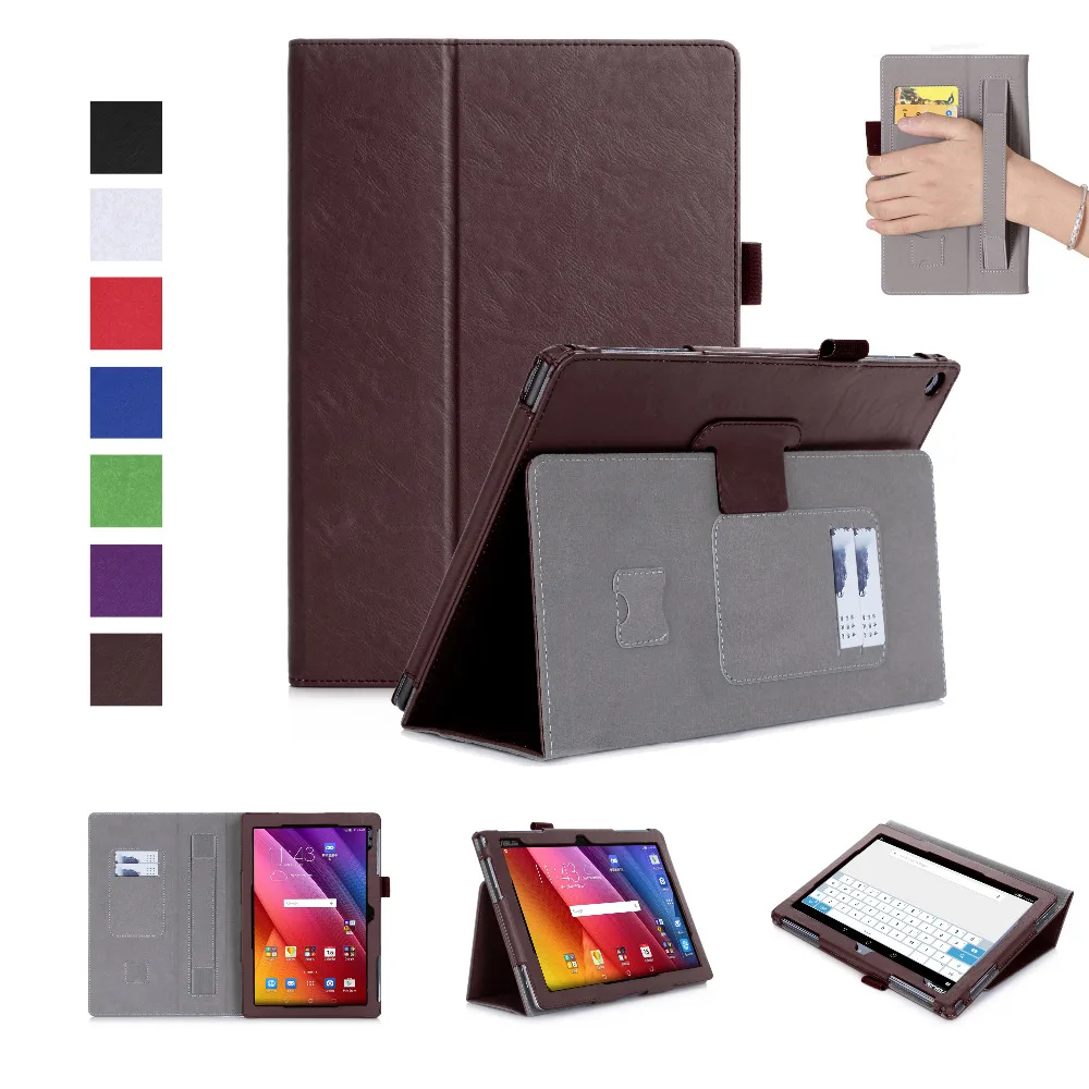 Чехол подставка из воловьей кожи для ASUS Zenpad 10 Z301 Z301ML Z301MFL POOL Z300C Z300CL Z300CG|asus zenpad case|asus