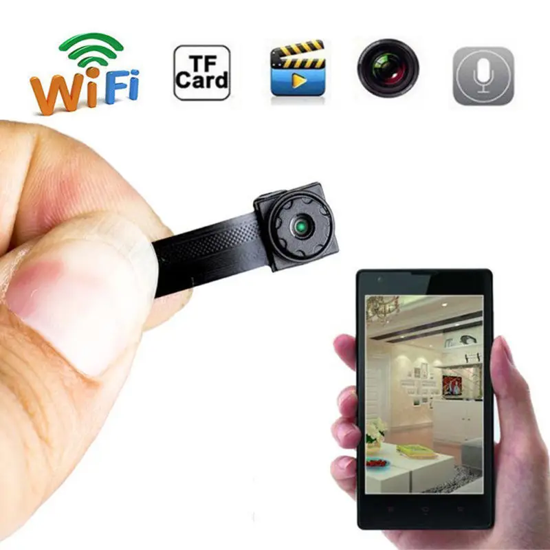 Беспроводная маленькая IP wifi Мини DIY Аудио видеокамера микро DVR