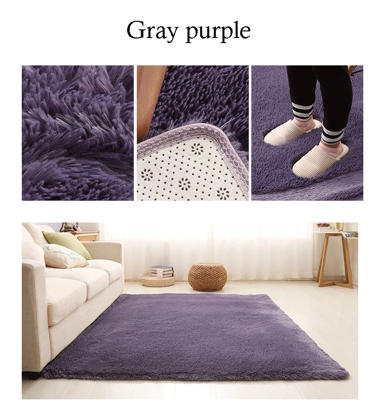 AOVOLL 150x200 см из бархатной ткани длинные шерстяные ковры для гостиной комнаты; декор для чистки ковров, для дома красный винный зеленый 16 цветов