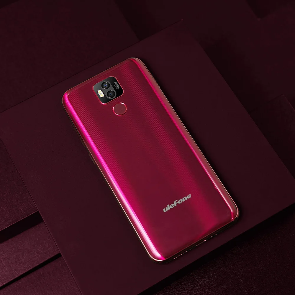 Мобильный телефон Ulefone power 6 4G LTE, Android 9,0, восьмиядерный смартфон MTK6765V с функцией распознавания отпечатков пальцев, 6,3 дюймов, 4 ГБ, 64 ГБ, 5000 мАч, 16 МП