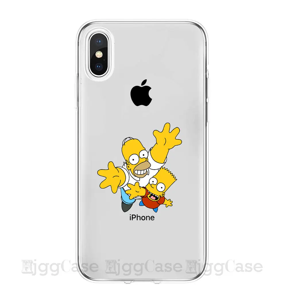 Homer J. Simpson Телефон чехол для iPhone 6 6s 7 8 PLUS X XR XS MAX Милый Забавный модный мультяшный силиконовый чехол для телефона s чехол для телефона Coque Capa Funda для iPhone 11 Pro Max чехлы - Цвет: F3795