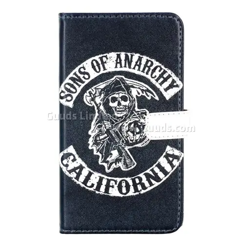 For Samsung Note4 Skull Leather Flip Cover for Galaxy Note 4 N910 FREE SHIPPING | Мобильные телефоны и аксессуары