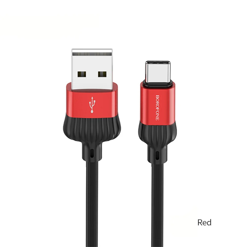 Красный Borofone BX28 1,2 M кабель для быстрой зарядки Micro USB/usb type C/IOS кабель для быстрой зарядки для iPhone 6 6s 7 7s 8 8s X XS MAX - Цвет: Красный