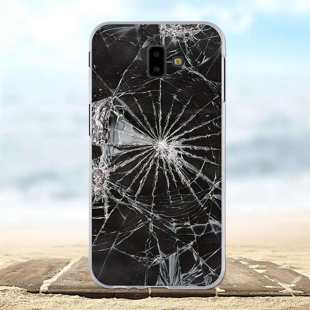 24 Для samsung Galaxy J6 премьер Cover Soft ТПУ для samsung Galaxy J6 плюс J610FN J610G чехол Цветы Узор для samsung J6 плюс сумка - Цвет: 24