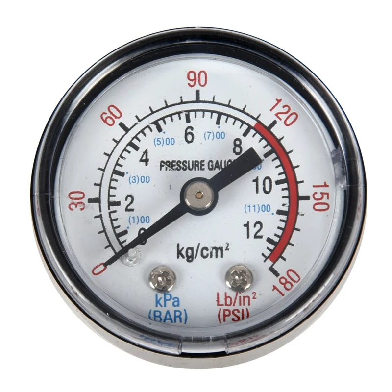 1/8ZG наружная резьба 0 180PSI 1 11BAR воздушный компрессор манометр