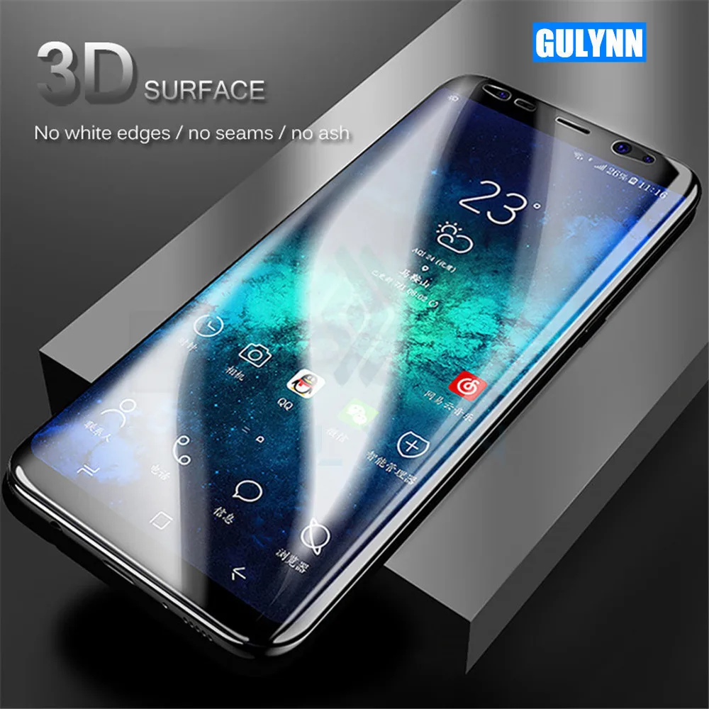 Мягкая изогнутая Защитная 3d пленка для Samsung Galaxy S9 S8 Plus S7 Edge NOTE S10 PLUS S10E (не