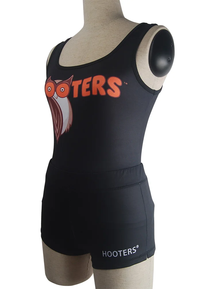 Женская униформа с капюшоном для девочек сексуальный наряд шорты официанта топ