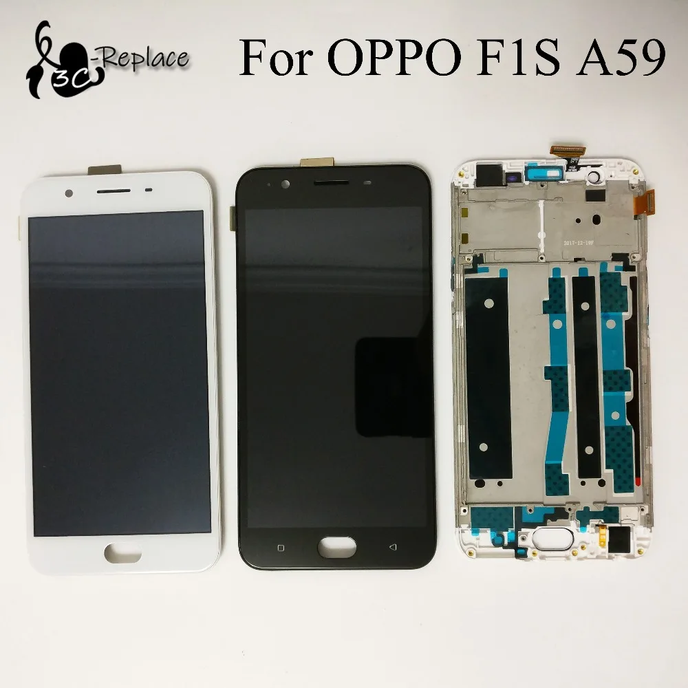 100% протестированный ЖК-экран 5 дюйма для OPPO A59 A1601 дисплей F1S с сенсорным экраном