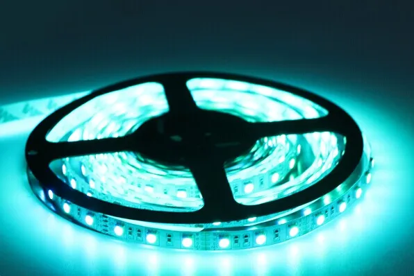 Горячая продажа 5 м rgb Светодиодные полосы света 5050SMD 120led лента гибкая адаптер