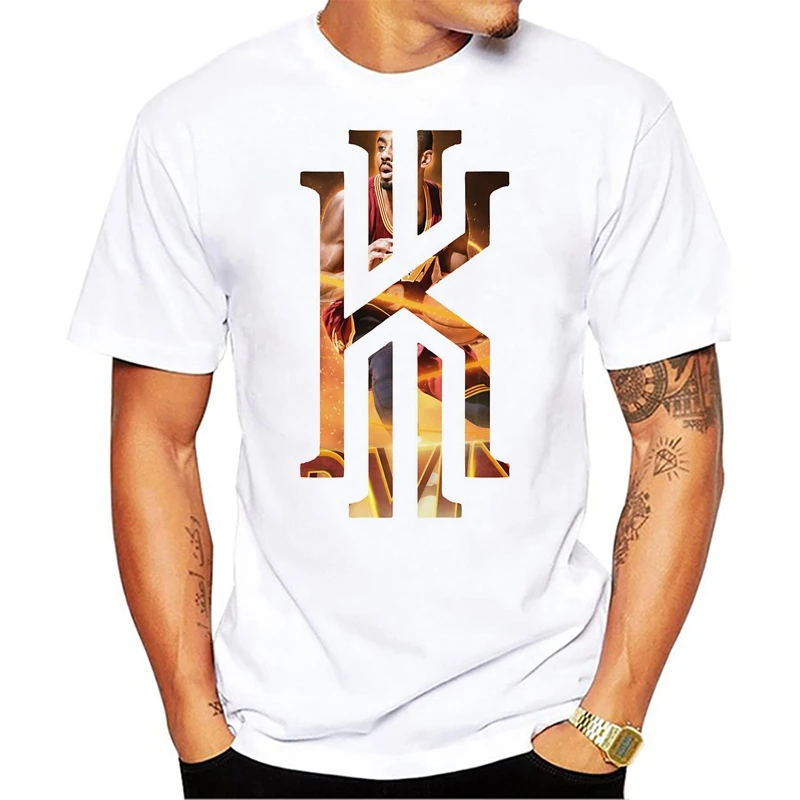 Antidaazle 2018 брендовая мужская футболка Kyrie Irving topswear 100% хлопок баскетбольный для
