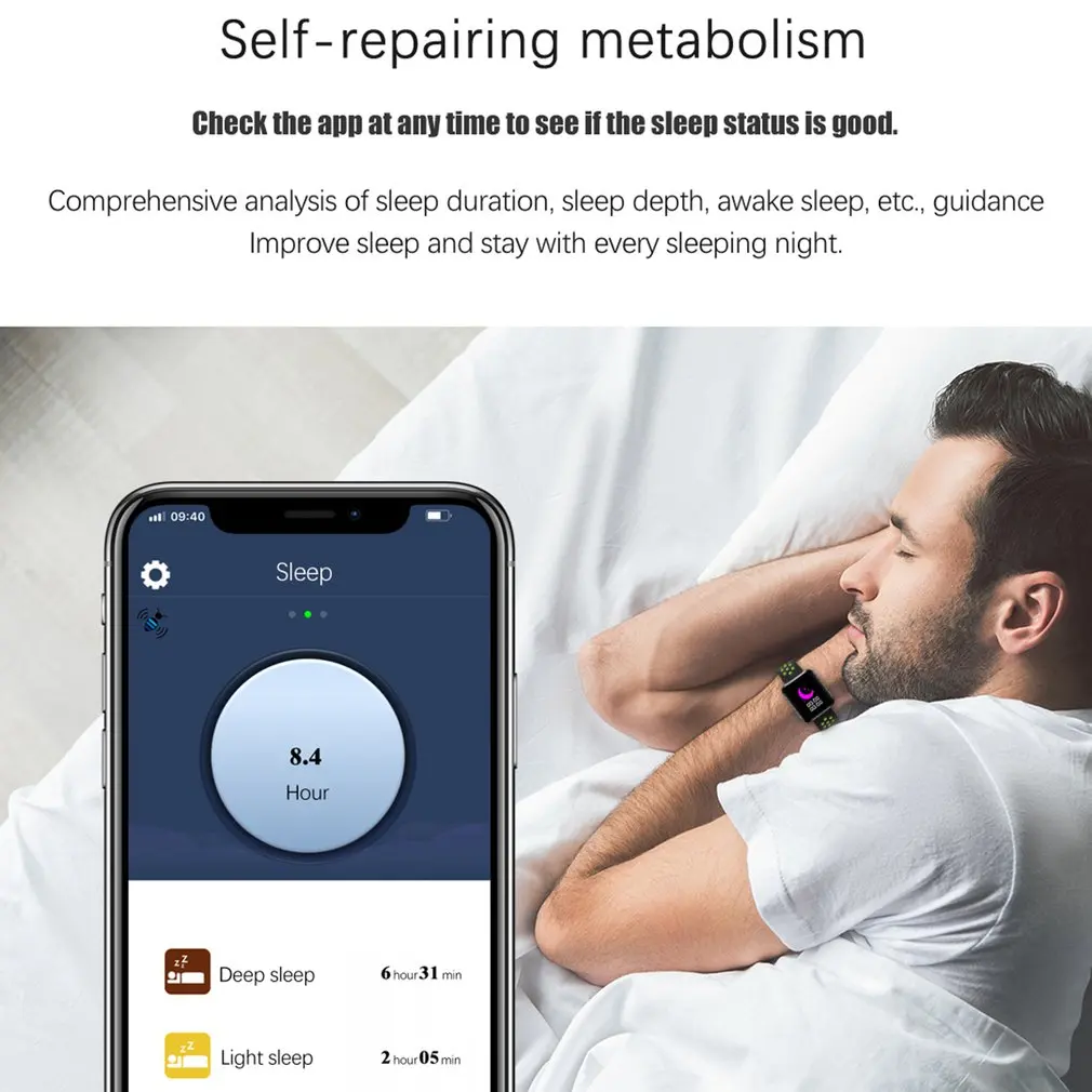 Умный Браслет S88 1 54 цветной экран монитор сердечного ритма и кровяного давления