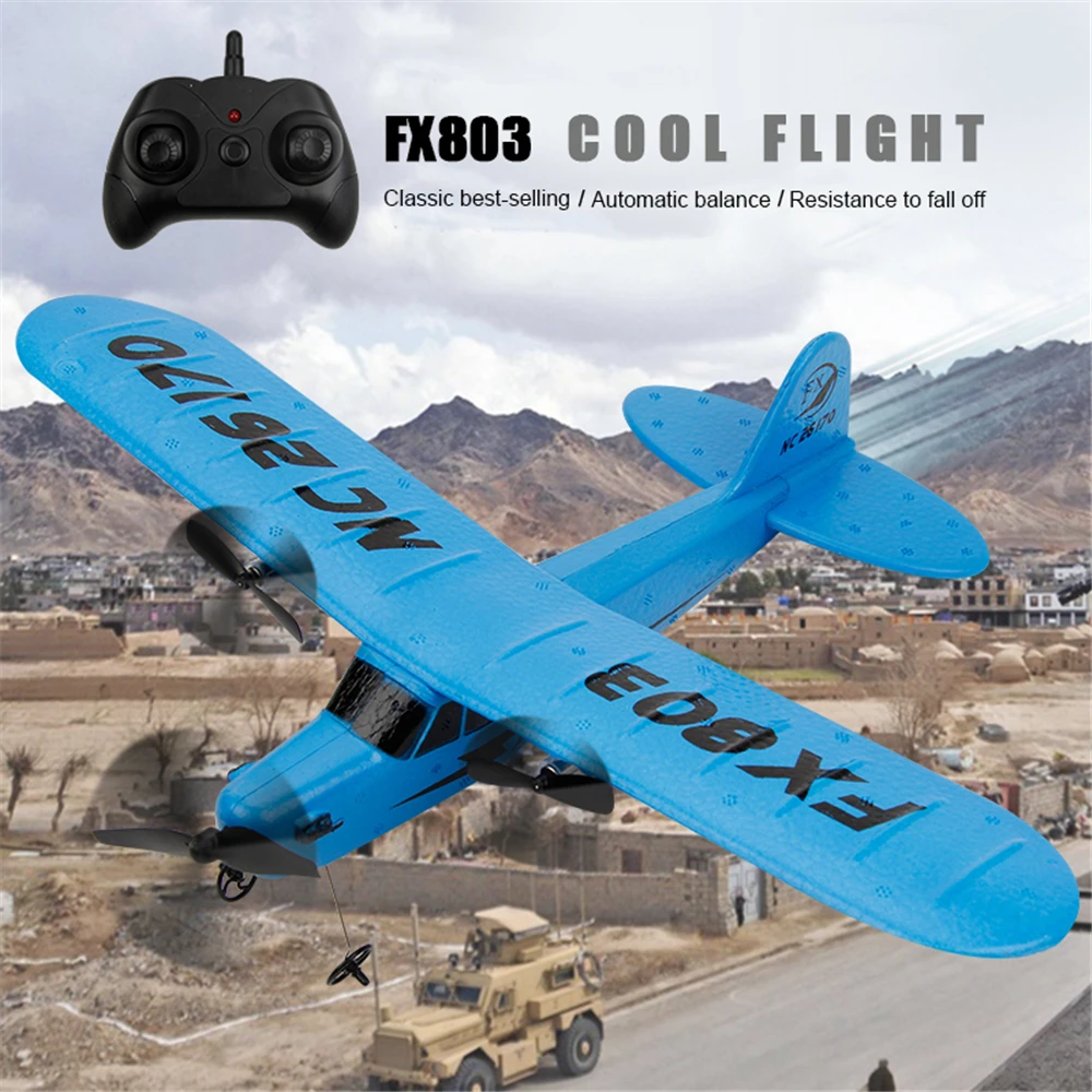 FX 803 2018 RC Самолет EPP 2CH Летающий модель GliderTtoy самолеты дистанционное управление