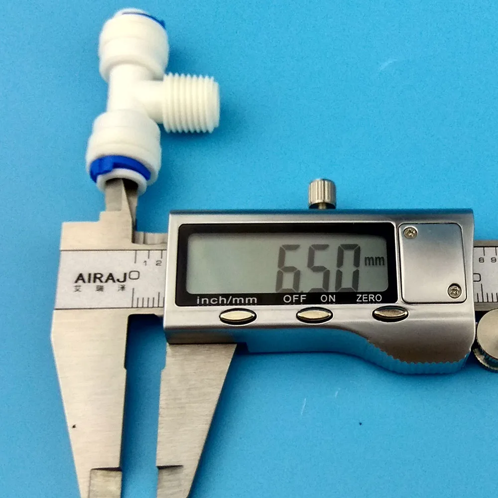 50 шт. 1/4 &quotнаружная резьба быстрое соединение 1/4&quot шланг равных Тип Т воды разъем