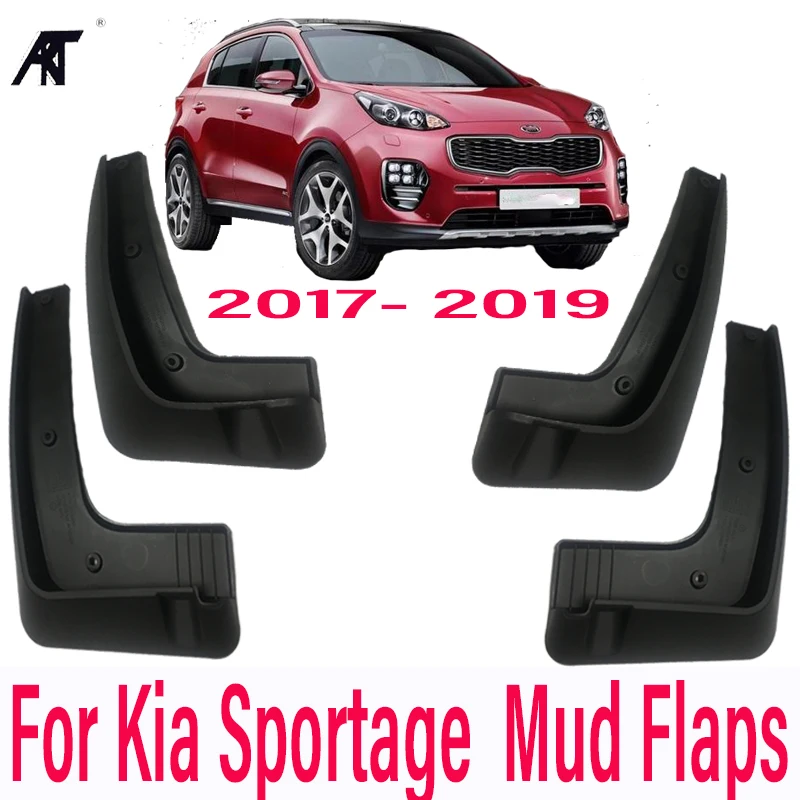 Брызговики от грязи литая Передняя и задняя щитки для Kia Sportage 17 19 KX5|flaps splash guards|splash