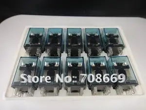 10pcs MY2NJ HH52 12VDC Coil Power Relay ,Mini relays, with or without LED light