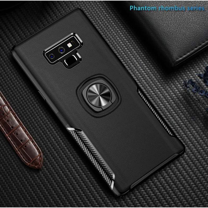 Чехлы для телефонов samsung Note 9 чехол кольцо магнетизм Стенд противоударный