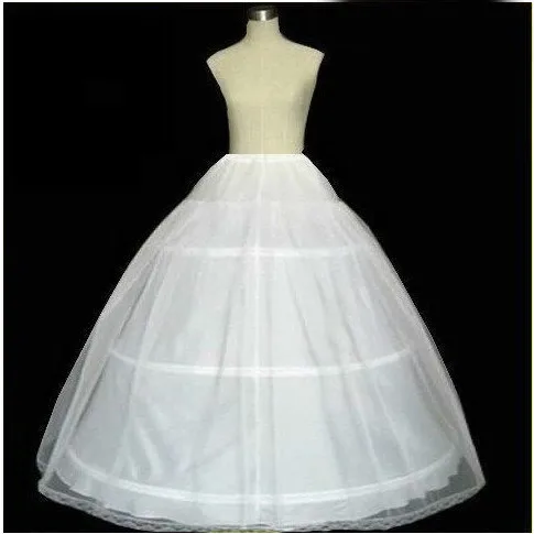 3 кольца бальное платье Bone ПОЛНЫЙ кринолин нижние юбки для свадебного платья