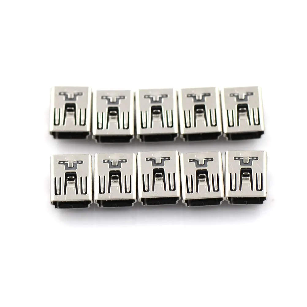 Мини USB разъем 90 градусов спереди 2 футов 5 PIN Micro для Мобильный телефон микро порт