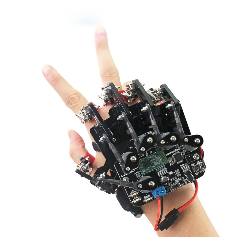 Открытые соматосенсорные носимые механические перчатки Exoskeleton Sense control высокотехнологичные игрушки