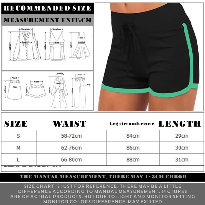 

FDBRO Sport Shorts Women Gym Shorts Elastic Waist Large Size Summer Loose Yoga Fitness Gym Workout Running Sportswear Cotton
