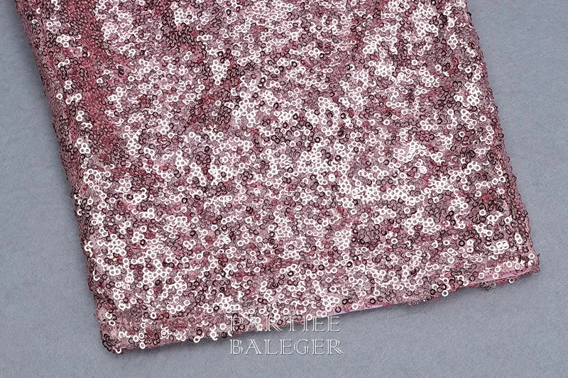 2019 Новое поступление элегантные розовые блестки дизайн сексуальный без бретелек