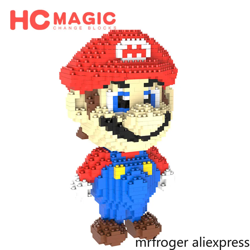HC MAGIC 9003 алмазные строительные блоки персонажи Марио Детские сборные подарки