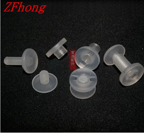 100 шт./лот диаметр 7 мм прозрачный винт для книг фотоальбома длина винта переплета