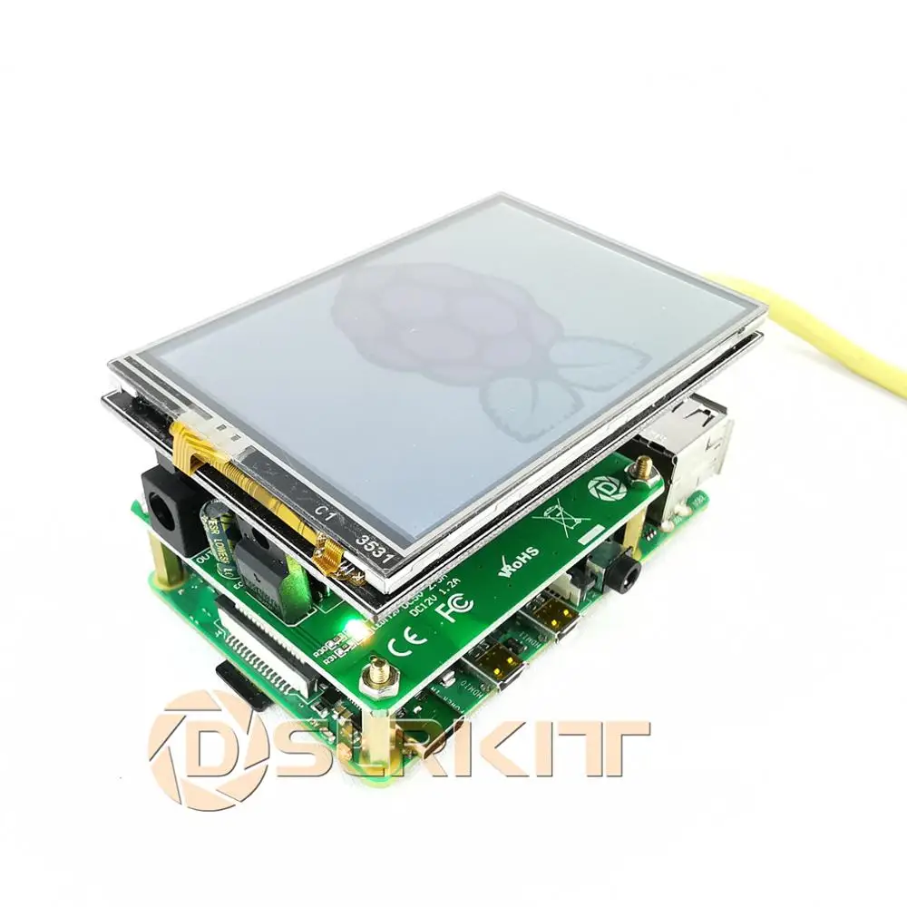 DSLRKIT 5 в 12 В PoE HAT Raspberry Pi 4 4B 3B+ 3B Plus 3,5 дюйма светодиодный жесткий диск 26 Вт