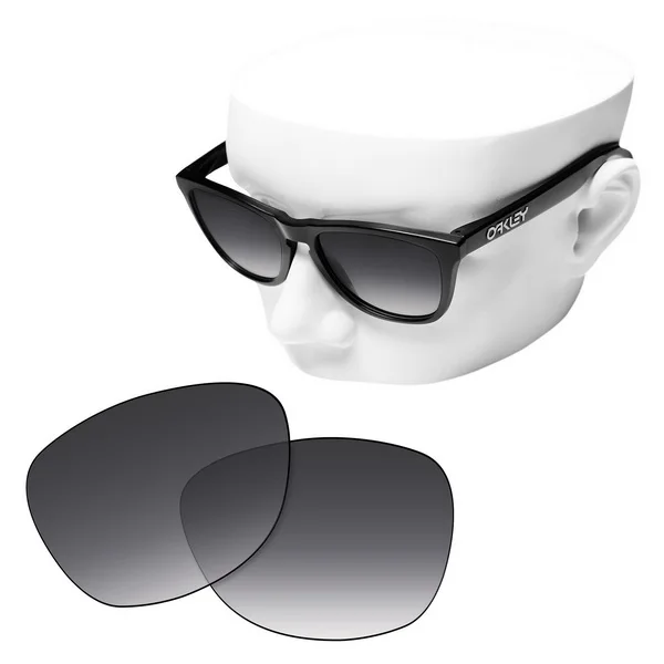 Grey Gradient Поляризационные Сменные линзы для солнцезащитных очков Оукли Frogskins - Цвет линз: Grey Gradient
