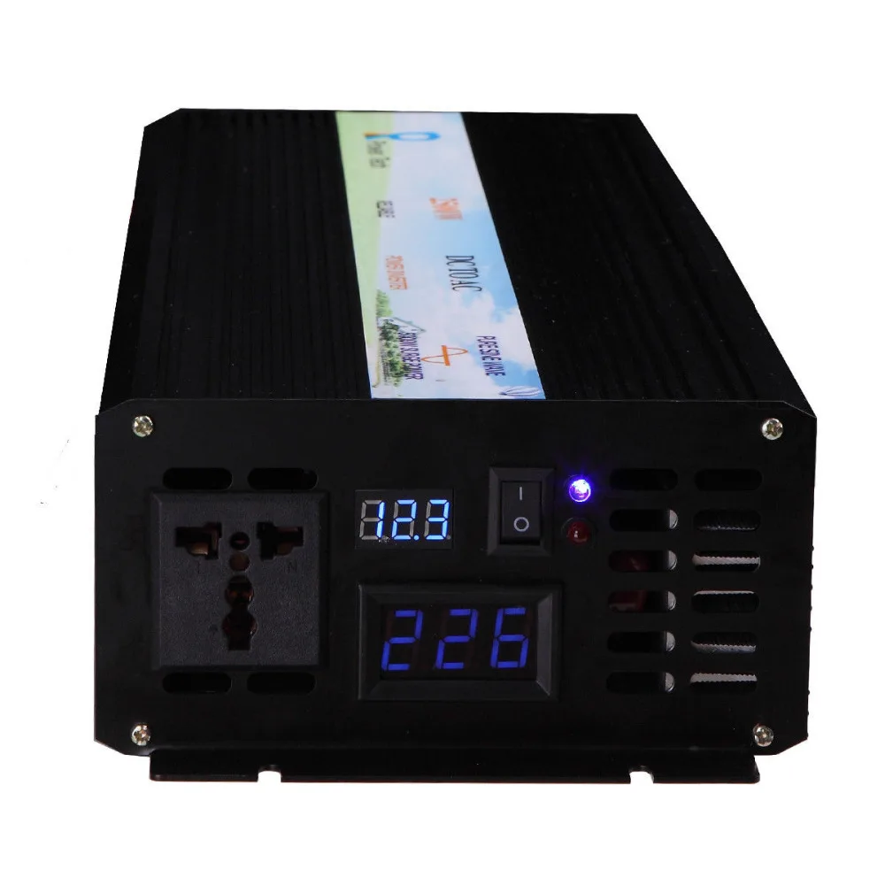 Инвертор для солнечной батареи с немодулированным синусоидальным сигналом от 12