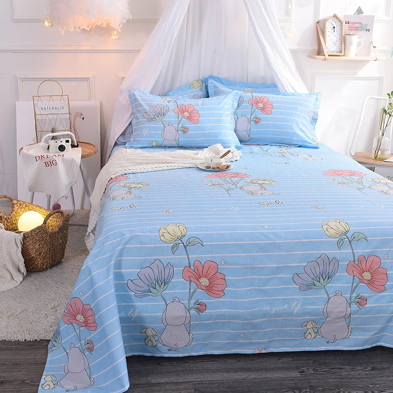 Цветные двойные плоские простыни king size, красивые геометрические клетчатые простыни для кровати queen size, простыни с разноцветными сетками#/L
