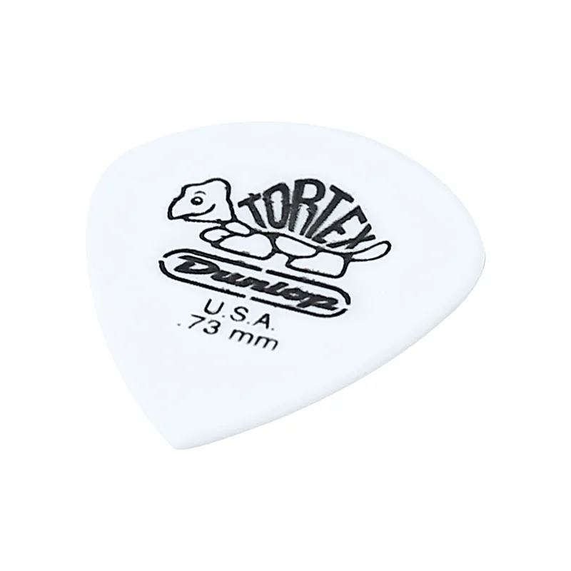0.73mm 6 шт Dunlop Tortex белый медиаторы бас посредника акустической гитары аксессуары классический 0,73/0,88/1,0/1,14/1,35/1,5 мм выбирает - Цвет: 0.73mm