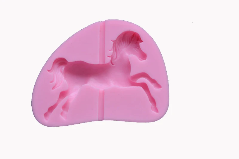 Форма в виде карусели пони силиконовая форма для помадки мыла ручной работы из